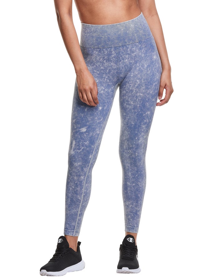 Champion Womens Leggings NZ - Infinity Sport Blue ( 2963-SGLYT )